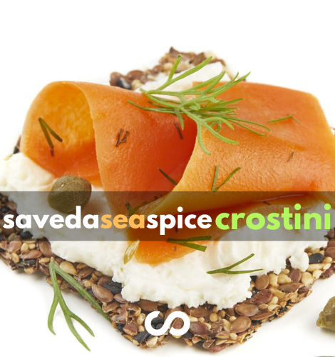 Save Da Sea Spice Crostini