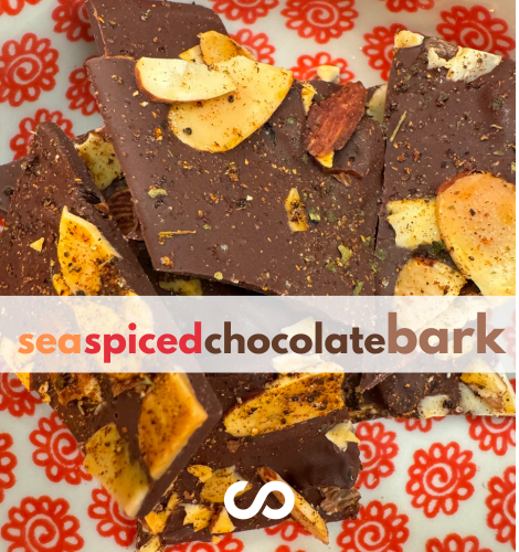 Sea Spiced (and everything nice) Chocolate Bark